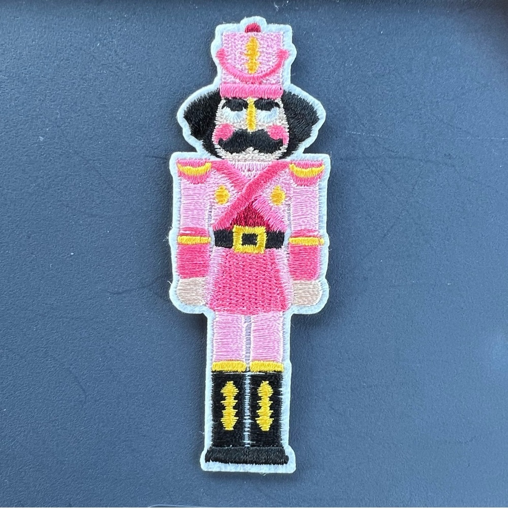 Pink Nutcracker Embroidered Patch